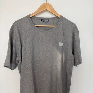 Acne Studios Gray Short-Sleeve Crewneck Tee